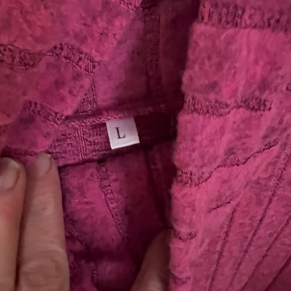 Women's Pink Ribbed Sweater - Picture 2 of 3